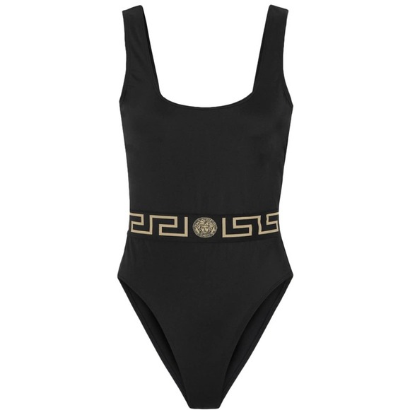 VERSACE Medusa Greca logo waist swimsuit - Picture 1 of 4